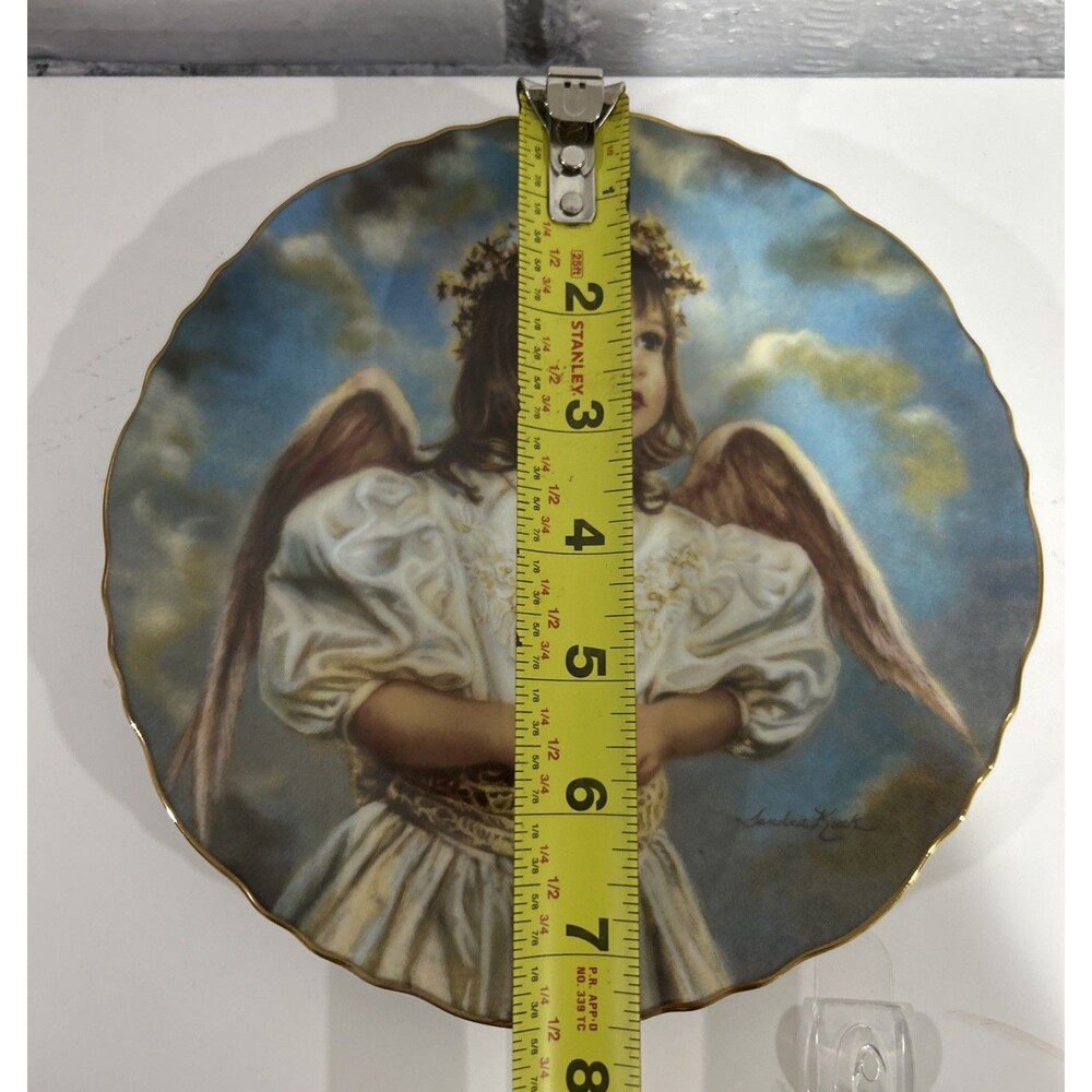 Precious Angels Collector Plate Series by Sandra Kuck Limited Edition #2514B - Picture 3 of 3